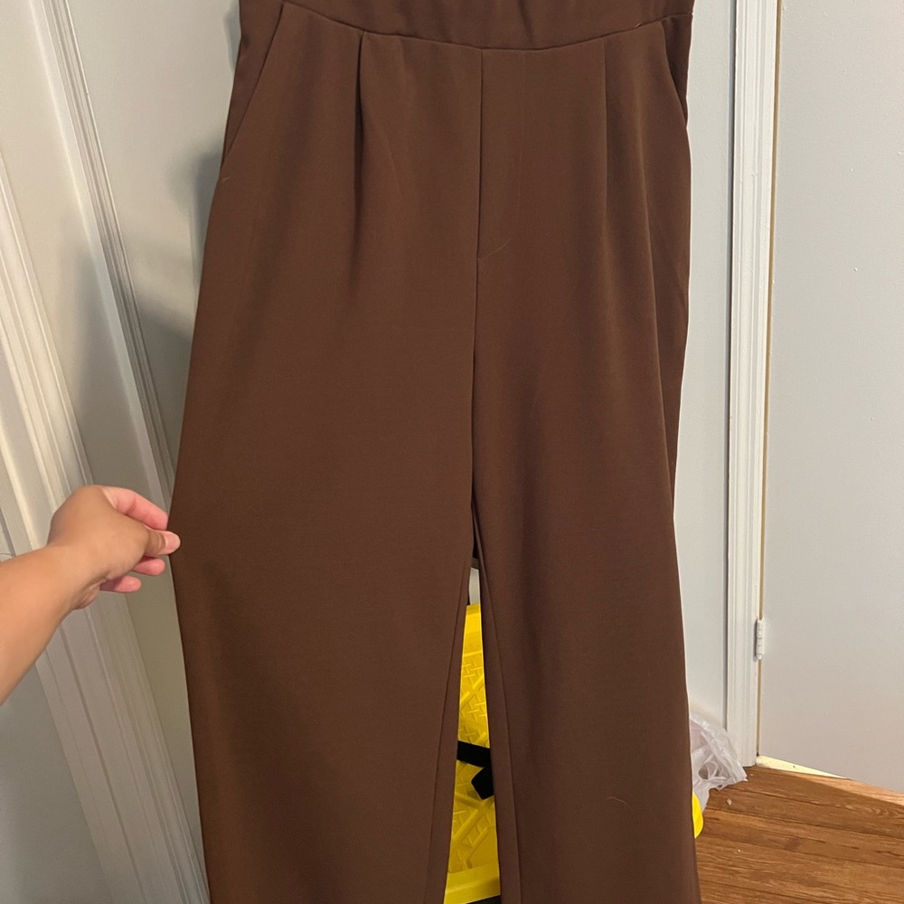 Brown Women's Wide Leg Pants